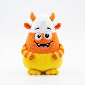 Peluche de Monstruo de Halloween Personalizado con Colores de Maíz Dulce y Cuernos, para Niños, Compañero para la Hora de Dormir y Regalo Festivo - Product Image 2