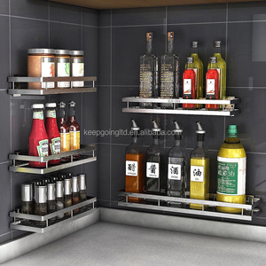 Armoire <span class=keywords><strong>de</strong></span> cuisine multifonctionnelle Étagère murale suspendue pour pot à épices Mason - Product Image 6