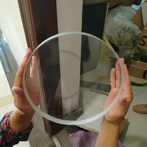Nach Größe Borosilikat Öl Ebene Glas Discs Klar Wärme Beständig Anblick Glas