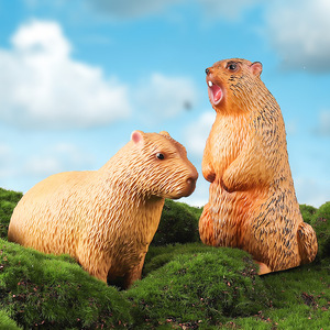 Juguete de simulación de vida silvestre para niños, de goma suave, modelo Tonka Pibala Groundhog, para el alivio del estrés y la relajación, de yxs Cross-border - Product Image 2