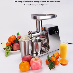 低速ジュースマシンウィートグラス果物野菜新鮮ジュース抽出器簡単クリーンジュースマシン220Vステンレススチール - Product Image 3