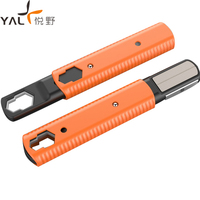 Aiguiseur de couteaux portable multifonctionnel 3 étapes pour extérieur, outil de poche, mini pierre à aiguiser de survie pour le camping, vente en gros