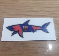 Nouvel autocollant décoratif pour téléphone portable en PVC Paul Shark imprimé UV, style dessin animé, CP Jul Vrunk Marseille Palestine