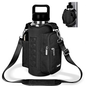 Men's Trendy Single Magnetic Gym Bag with <b>Water</b> <b>Bottle</b> Holder, Crossbody <b>Small</b> Sports Training Bag Pockets & Shoulder Strap - Product Image 1