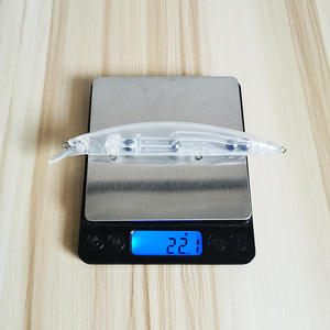 14,5 cm/22G Señuelo de Pesca de Mar flotante Minnow Señuelo de pececillo sin pintar Artículo De Peche Leurre Señuelos duros de plástico <span class=keywords><strong>en</strong></span> blanco - Product Image 4