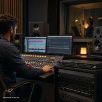 Égaliseur graphique professionnel AOFO 215 1U double 15 bandes, processeur audio stéréo EQ, tension universelle, son actif pour scène et KTV