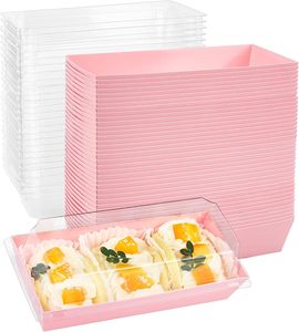 Scatole <span class=keywords><strong>di</strong></span> imballaggio per <span class=keywords><strong>pasticceria</strong></span> <span class=keywords><strong>rosa</strong></span> personalizzate Eco Recycle Gift Food Biscuit con finestra confezione <span class=keywords><strong>di</strong></span> biscotti dolci scatola <span class=keywords><strong>di</strong></span> Macaron <span class=keywords><strong>rosa</strong></span> trasparente - Product Image 1