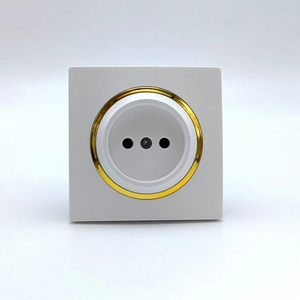 Bán buôn bán giá rẻ EU tiêu chuẩn vật liệu PC tường chuyển đổi và NFC Ổ cắm mạng 10A Max. current để sử dụng nhà - Product Image 2