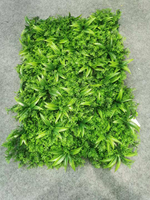 Simulation de faux plastique d'intérieur et d'extérieur de mur de gazon artificiel mur végétal de conception de mur végétal de jardin