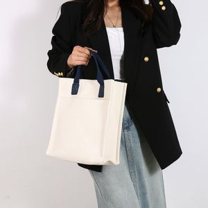 Bolso Bandolera de Lona con Logotipo de Alta Gama para Mujer, Diseño Inspirado en Ins, Bolso de Compras Tipo Mochila DIY, Nuevo Lanzamiento - Product Image 3