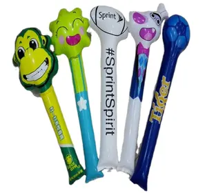 Impresión personalizada Bang PE Bam Inflable Clapper Stick Noisemaker Thunder Sticks Cheering Sticks