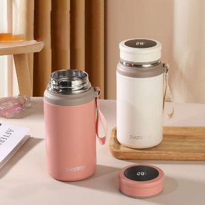 700ml/900ml Led 304 Stainless Steel Smart Insulation Water <b>Bottle</b> Custom Logo Portable Biodegradable Bohemian Style Business - Product Image 2