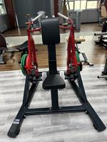 Máquina de Ejercicio para Entrenamiento de Espalda con Carga de Placas y Estructura de Acero Reforzado para Uso Comercial en Gimnasios, Remo Iso Lateral Sentado