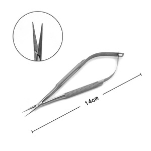 Pinzas de manicura de acero inoxidable Yjianmei, punta puntiaguda de 14 cm, dentadas, para el cuidado de las uñas y eliminación de uñas encarnadas - Product Image 1