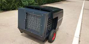 Industrial Mobile 70cfm 8bar 19kw Compresor de aire de tornillo Gasolina para chorro de arena - Product Image 2