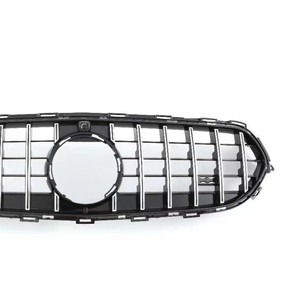 Modified Grille For Mercedes-Benz C-Class 206 GT Black And Silver ABS Plastic Bumper Fitment - Product Image 3