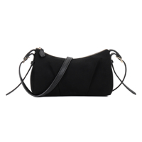 Sac à main portable pour femme avec logo personnalisé, doublure en sergé PU vintage et fermeture éclair