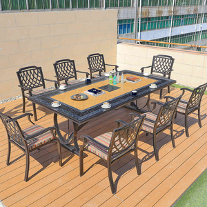 Muebles modernos de aluminio fundido a presión para patio, mesa de comedor, muebles de jardín - Product Image 3