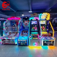 Machine d'arcade de basket-ball pour enfants avec écran HD de 42 pouces, fonctionnement à monnayeur, jeu de tir Super Dunk avec récompense par ticket pour parc d'attractions