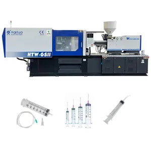 HAITUO Full-auto Syringe Production Machine And Inserting Bottle Needle Injection Molding Machine