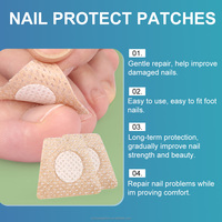 Vente en gros d'usine SAMVO 72 pièces de soin des ongles, gel antifongique, autocollant de correction de renouvellement, patch auto-adhésif, traitement rapide des ongles fongiques