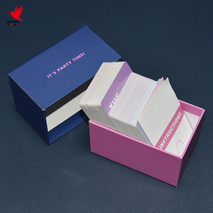 Logotipo personalizable Adulto bebiendo borracho Tarjeta Quty Packaging Familia Pareja Fiesta Jugando Fabricante Impresión personalizada Juego de cartas - Product Image 5