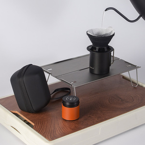 Portable Pour Over Coffee Set for Travel &amp; Camping - <strong>V60</strong> Silicone <strong>Dripper</strong>, Outdoor &amp; Car Brewing Kit, Beginner Gift Box - Product Image 4