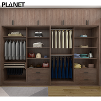Nouvelle Arrivée Personnalisé Style Américain En Bois Moderne Développer Armoire Meubles placard de la chambre