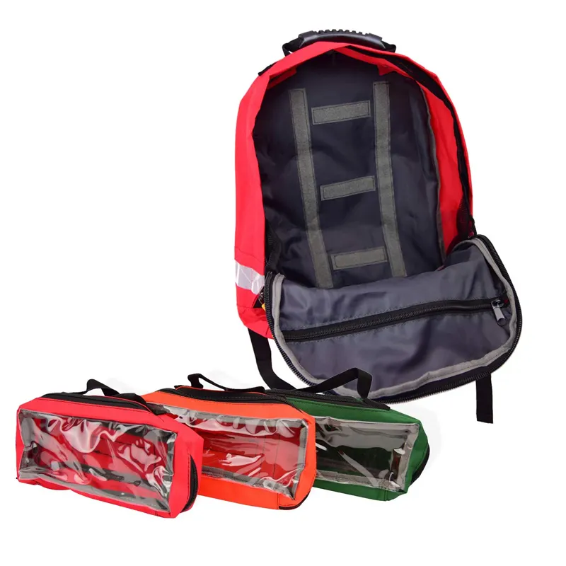 Kit de sobrevivência mochila de emergência, mochila traseira médica, kit de primeiros socorros