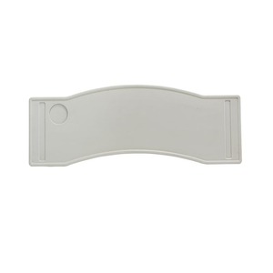 Medical Plastic retractable dining table board with hook For Hospital Bed