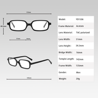 Lunettes de vue classiques de marque, monture en acétate écaille de tortue, petites lunettes rectangulaires épaisses, optiques unisexes