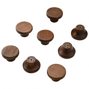 Wooden Cabinet Handles Round Shape Modern Design Door Mount Handmade Lightweight Durable Indoor/Outdoor Furniture Decor - Product Image 4
