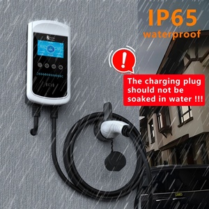 Cargador de Pared para Vehículos Eléctricos, Nuevo, 200-220V, 50A, Carga Rápida, con WiFi, Aplicación Inteligente, RFID, Soporte - Product Image 2