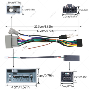 本田MOBILIO OLD AMAZE 2013定制汽车导航配件电缆线束-2020汽车汽车电缆线束和插头 - Product Image 6