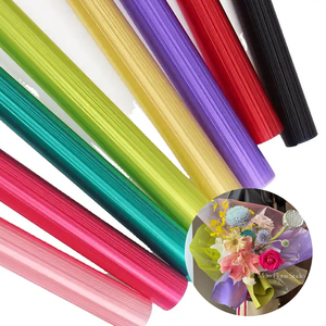 Flor de IRIS largo, película impermeable, papel floral envuelto, papel de cristal translúcido, floristas, materiales de embalaje - Product Image 1