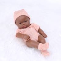 Vente en gros de poupées bébés réalistes en silicone de 20 cm, mignonnes et miniatures, pas chères, douces, de haute qualité, cadeaux d'anniversaire pour enfants