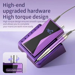 40000RPM Manicure Tool with Handle Long-Lasting Battery for <b>Nail</b> Art 85W Brushless <b>Nail</b> Drill Machine Portable - Product Image 6