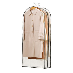 Nuevo estilo transparente colgante 3D ropa del hogar protectores a prueba de polvo chaqueta transparente traje armario ropa colgante - Product Image 5