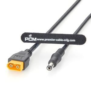 Cavo Amass XT60 Maschio a DC 5.5x2.1mm 18AWG, Cavo di Alimentazione da <span class=keywords><strong>Batteria</strong></span> a DC per LED, Router, Pannello Solare, Occhiali FPV, Sistema di Ricarica <span class=keywords><strong>Auto</strong></span> - Product Image 1