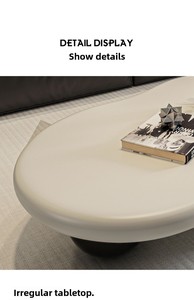 Nouveau français nuage crème Style <span class=keywords><strong>Table</strong></span> basse moderne minimaliste salon meubles <span class=keywords><strong>Design</strong></span> créatif <span class=keywords><strong>Table</strong></span> basse moderne - Product Image 5