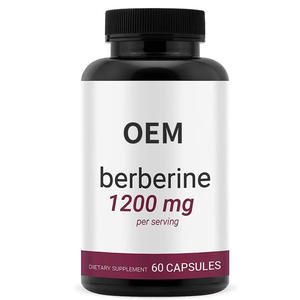 Капсулы берберина 1200 мг для взрослых, 60 штук, оптовая продажа, OEM/ODM - Product Image 1