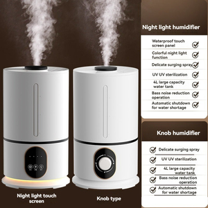Humidificador Ultrasónico Comercial Silencioso de 4L, Difusor de Vapor Inteligente para Hotel, Dormitorio, Sala de Estar y Uso Doméstico, Humidificador de Gran Capacidad - Product Image 4
