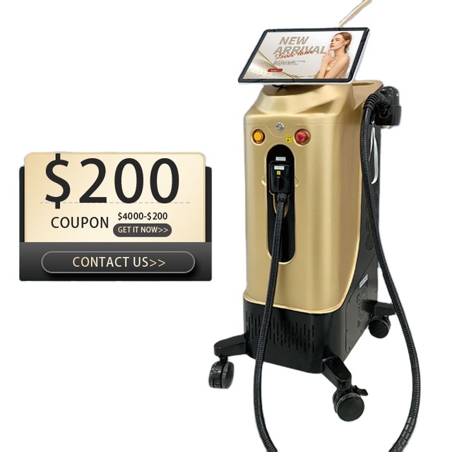 2025 Beauty Laser Hair Removal System Diode Laser 808 755 1064 Three Wave Laser Hair Removal Machine