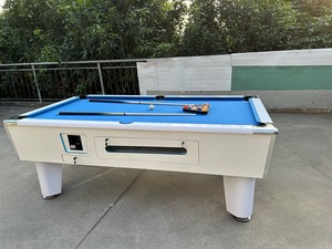 Mesa de billar comercial operada con monedas, de 7 y 8 pies, con operación manual, modelo FS-T37 - Product Image 4