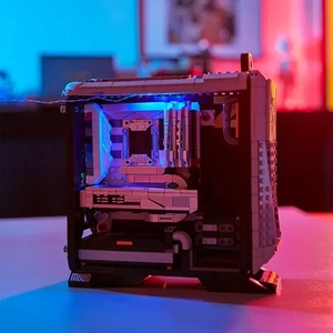 Série de blocs de construction de PC de jeu les plus vendus, modèles créatifs d'hébergement de PC, jouets de puzzle en briques, emballés en gros, OEM - Product Image 1