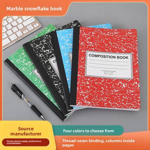 Cuaderno B5 con Diseño de Copo de Nieve de Mármol para Comercio Exterior Transfronterizo, 100 Hojas, Diario de Regalo, Estilo Americano, Venta al por Mayor Personalizada - Product Image 2
