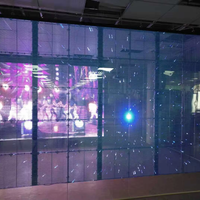 Écran LED transparent ultra-fin Clear View P3.9 P2.6 P2.8 pour affichage vidéo, idéal pour vitrines de concessionnaires automobiles 4S et publicités sur vitrine en verre