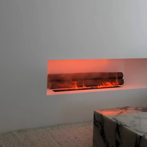 Cheminée électrique intelligente en acier inoxydable de style européen et américain, contrôlée par application, 1500W, pour salon et hôtel - Product Image 6