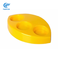 Plateau en plastique antidérapant personnalisé avec logo pour enfants, idéal pour les collations, les fruits, les bonbons, les sauces, la vaisselle de fête, l'alimentation des bébés et les repas amusants – Grande Vente
