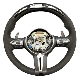 Racing Style Thong LED Suede Sports Steering Wheel Modification All F Chassis E Upgrade M3 M5 M6 Made Leather Carbon F01 LED Spo - Product Image 4